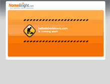 Tablet Screenshot of belindabedekovic.com